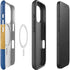 Barbados Flag Distressed iPhone 16 Pro Max Magsafe Impact Case